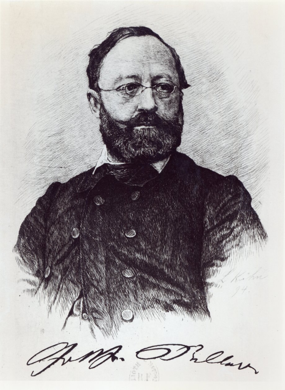 Gottfried Keller autorstwa Swiss School