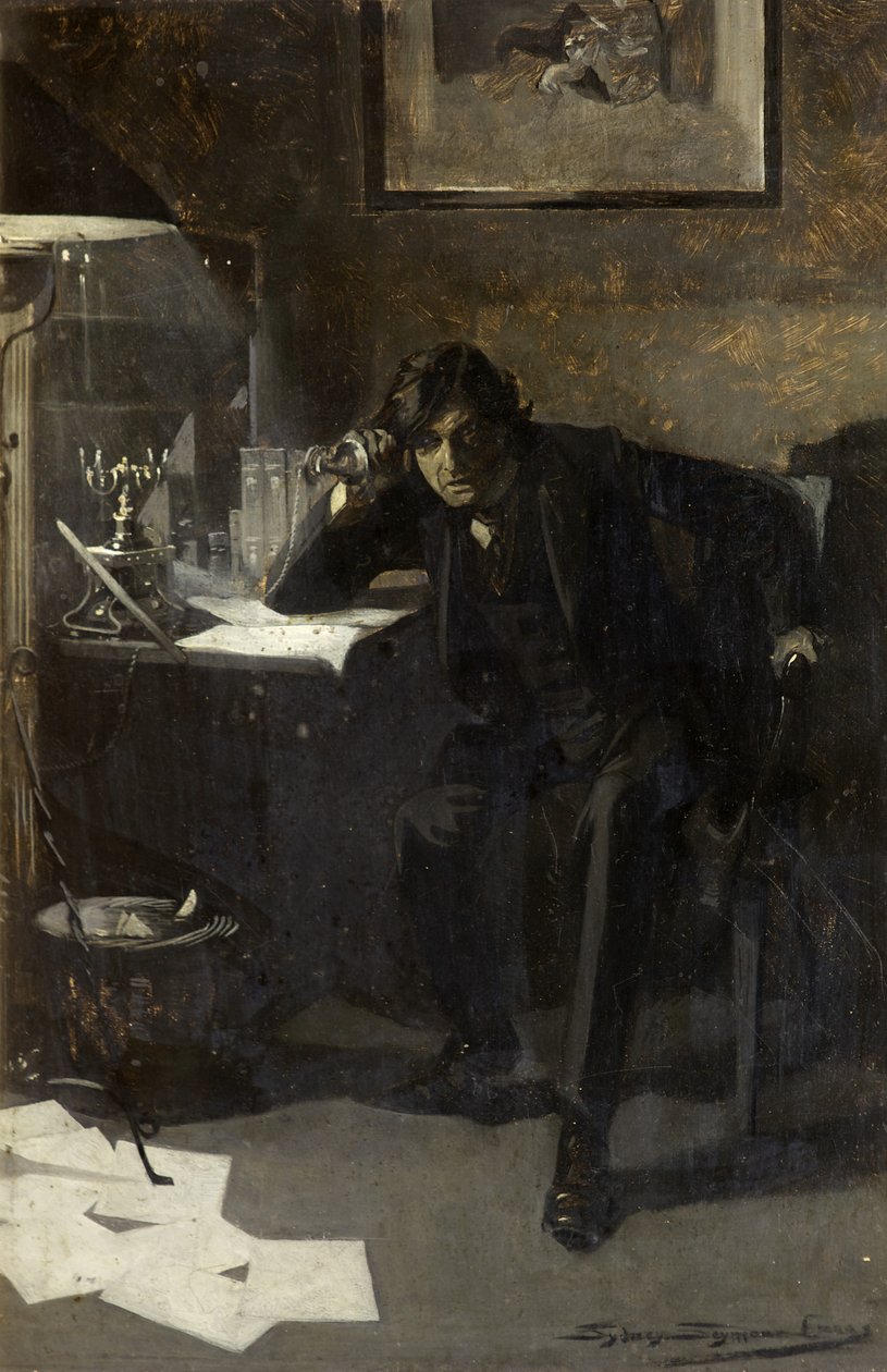 Portret Sir Johna Martina Harveya (olej na tekturze) autorstwa Sydney C Lucas