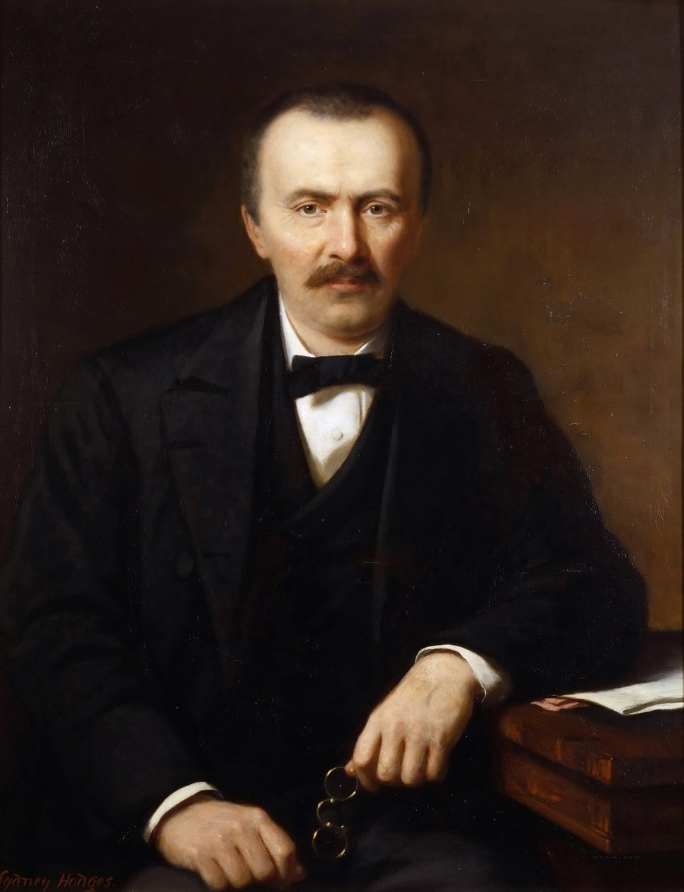 Portret Heinricha Schliemanna 1822-1890, ok. 1866. autorstwa Sydney Hodges