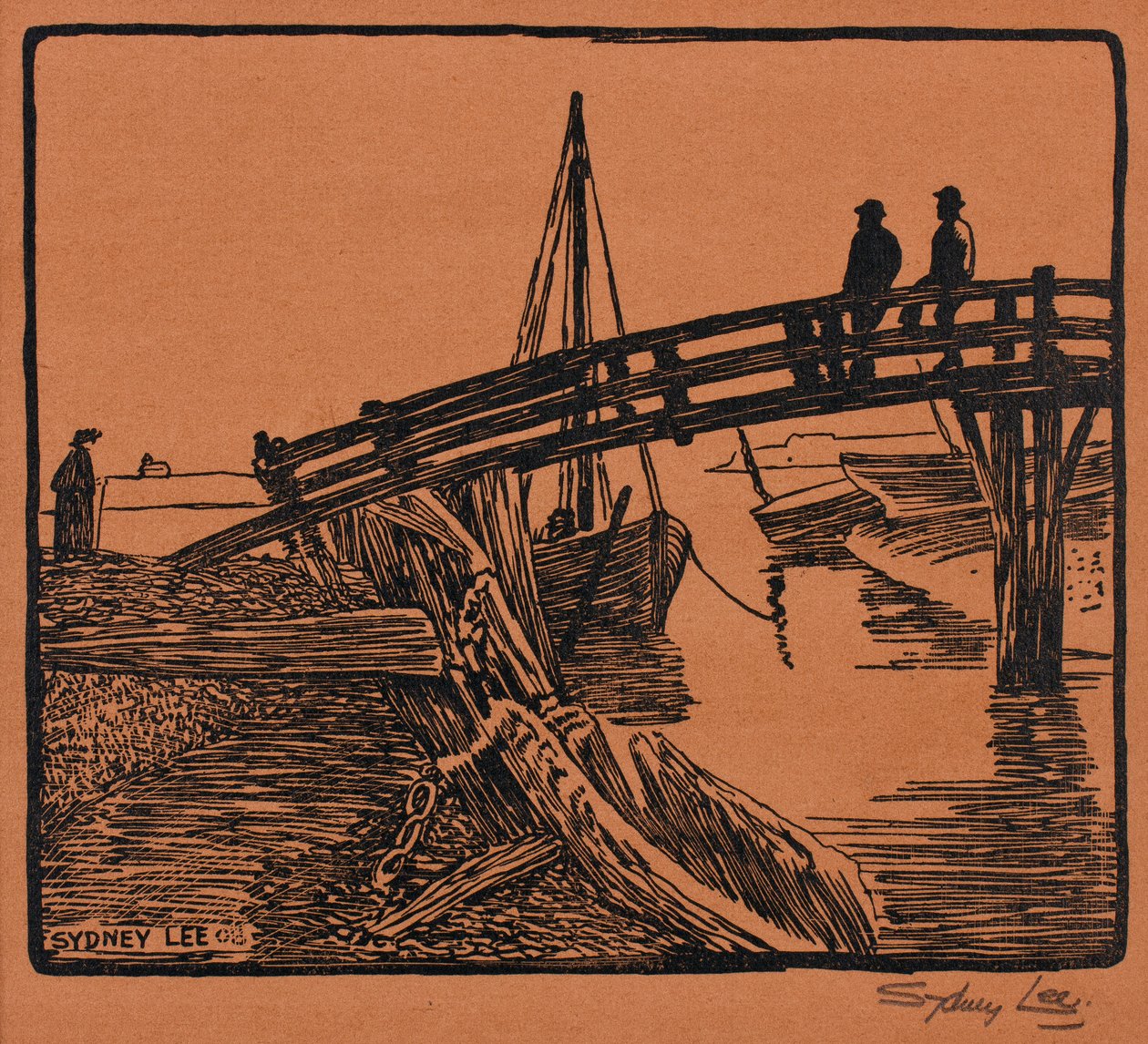Most, Walberswick autorstwa Sydney Lee