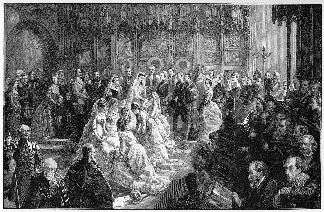 Ślub księżniczki Luizy, 21 marca 1871, 1900. autorstwa Sydney Prior Hall