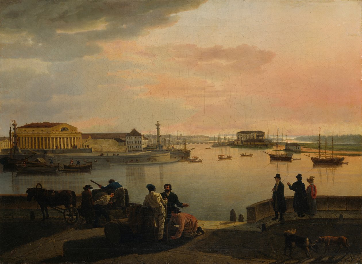 Widok z Petersburga, 1817 r. autorstwa Sylvester Feodosiyevich Shchedrin