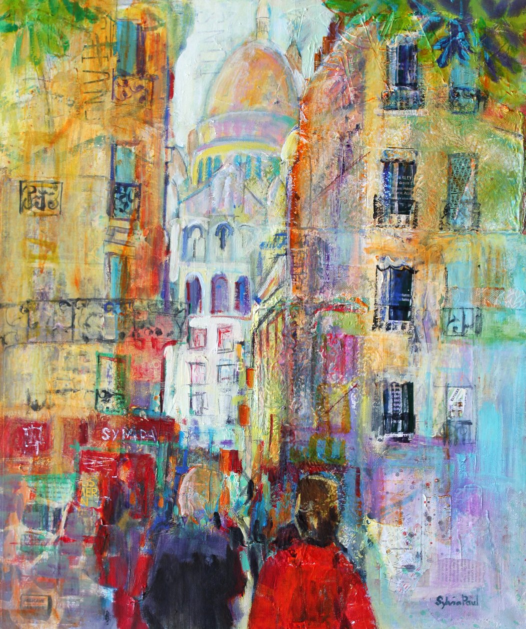 Wieczorny spacer do Sacre Coeur autorstwa Sylvia Paul