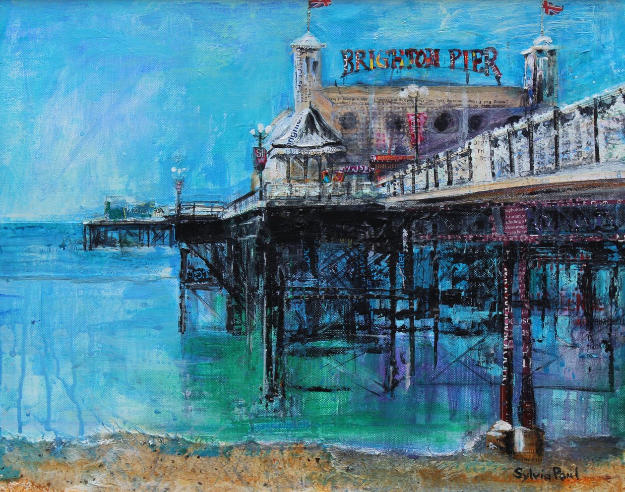 Molo w Brighton autorstwa Sylvia Paul