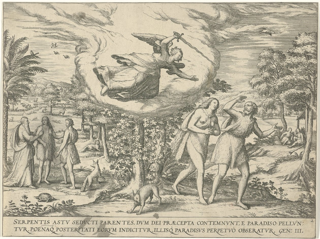 Wypędzenie z raju autorstwa Symon Novelanus (attributed to)