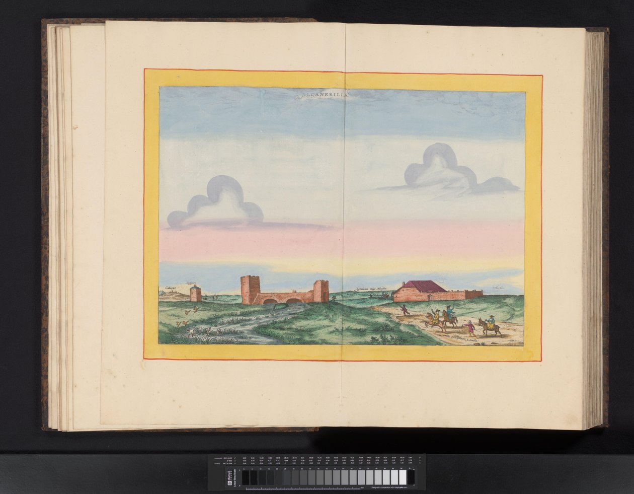 Widok na miasto Antequera Antequera (tytuł na obiekcie) autorstwa Symon Novelanus (possibly)