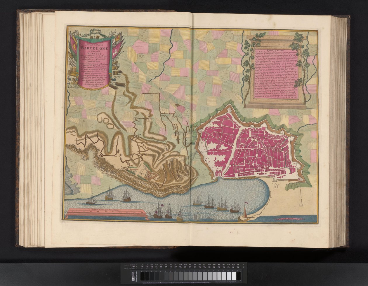 Miasto Braga z lotu ptaka Nova Bracarae Auguste descriptio (tytuł na obiekcie) autorstwa Symon Novelanus (possibly)