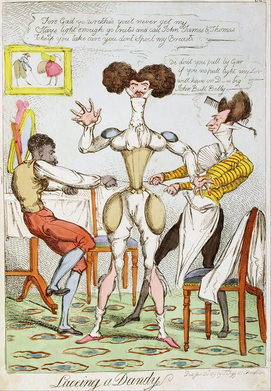 Sznurowanie Dandy autorstwa T. Tegg
