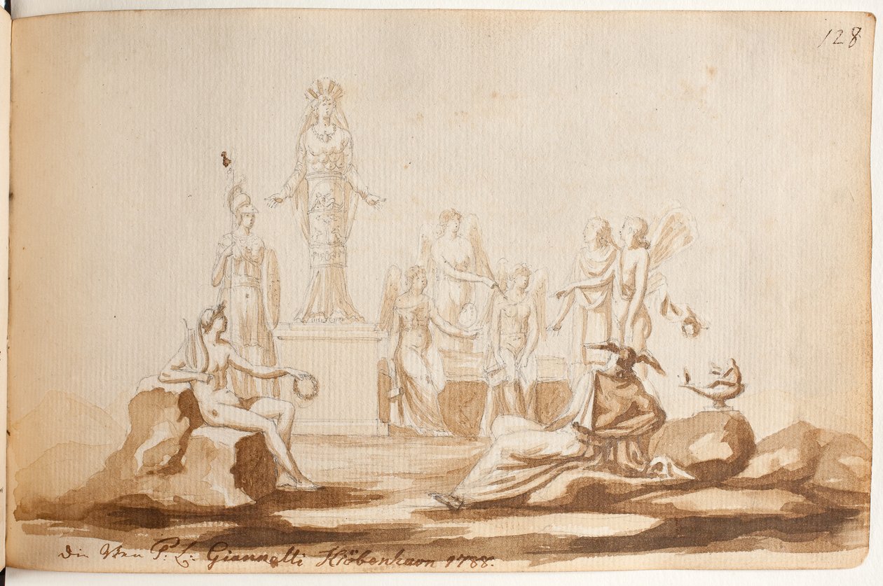 Pozdrowienia od T.C.(?) Bruun Neergaard autorstwa T.C. Bruun Neergaard