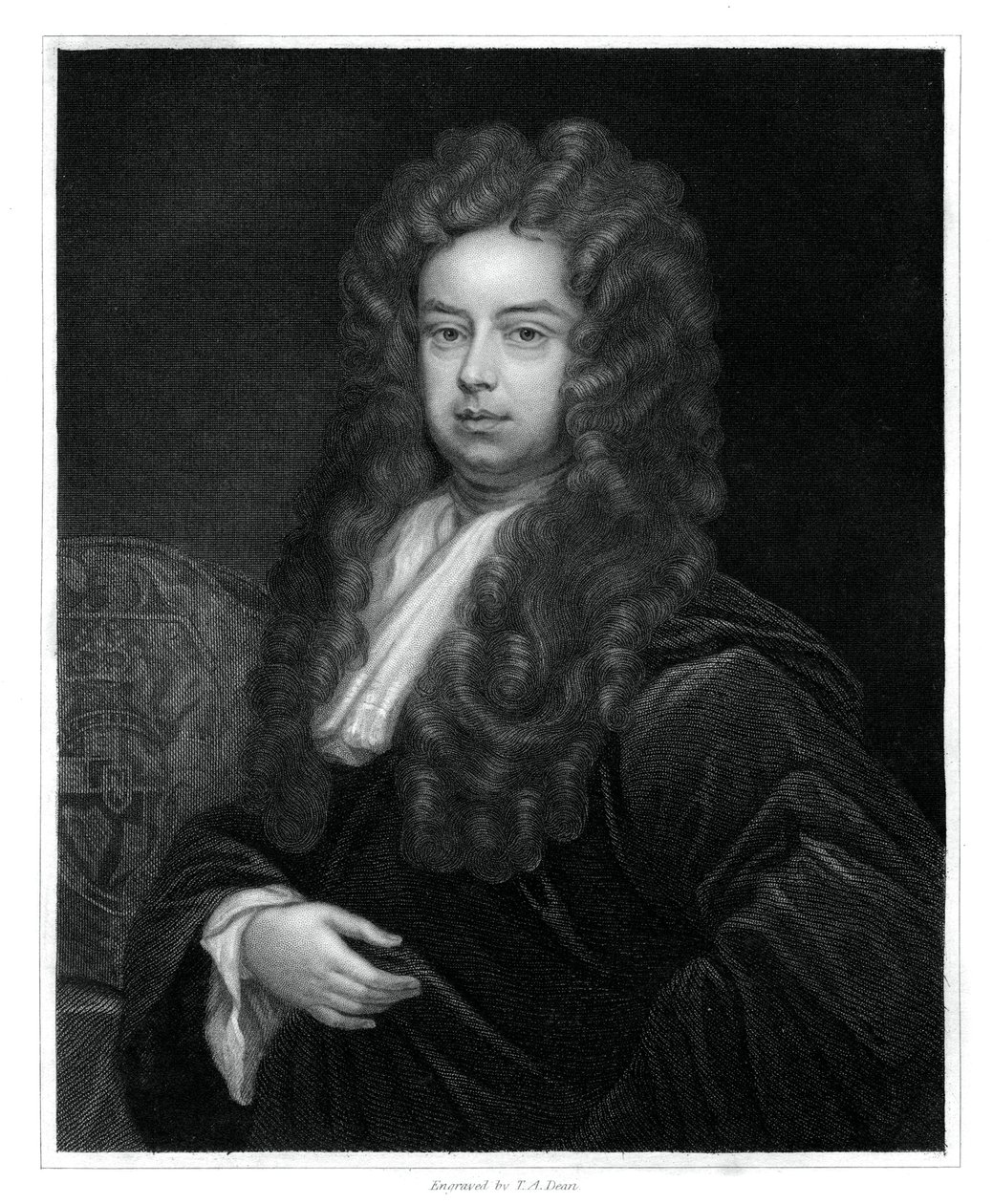 John Somers, 1. baron Somers, Lord Wysoki Kanclerz Anglii, 1833. autorstwa T. A. Dean