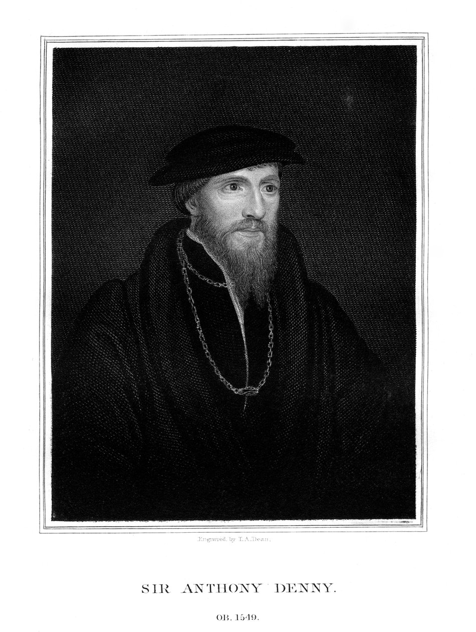 Sir Anthony Denny, dworzanin Henryka VIII, 1827. autorstwa T. A. Dean