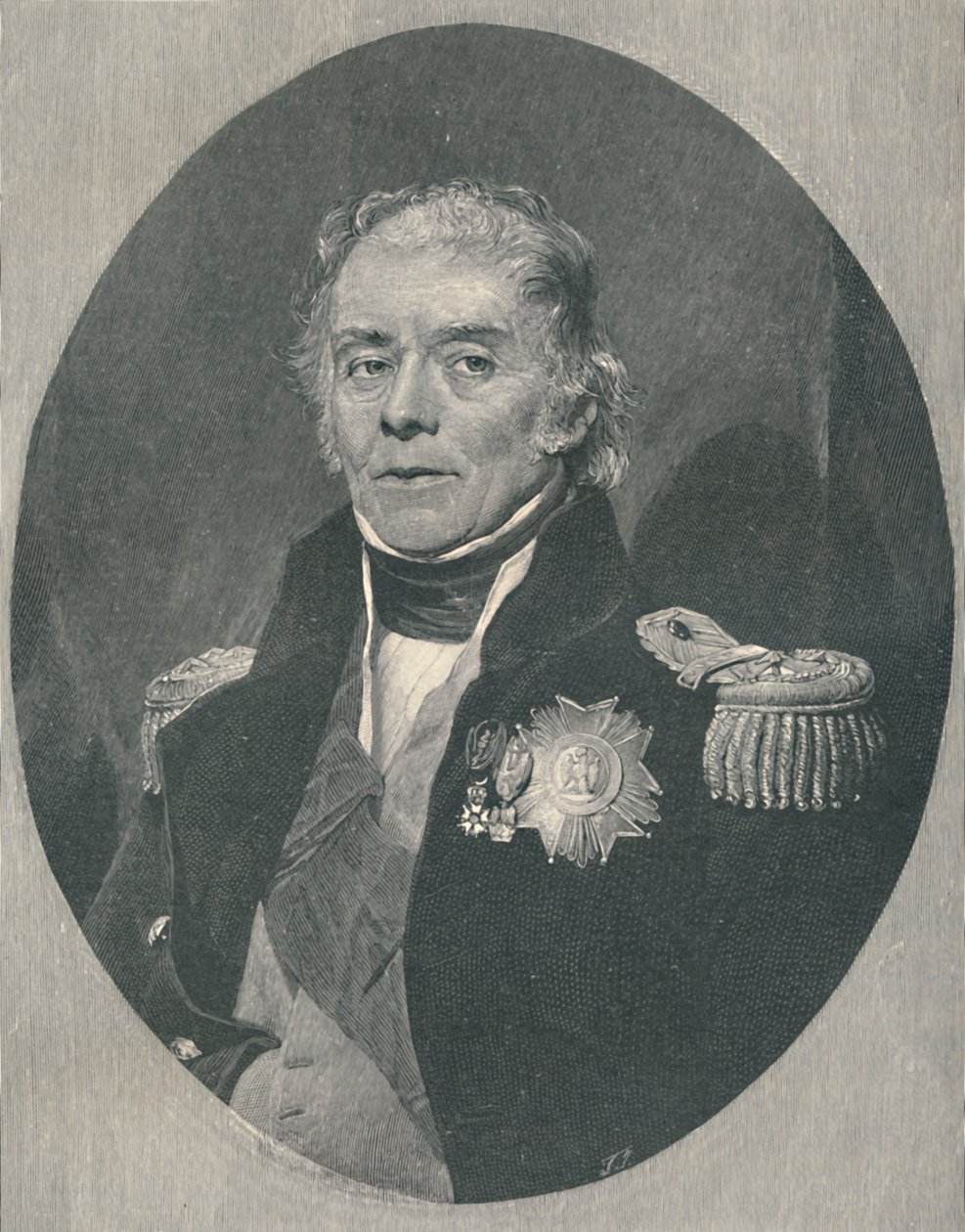 Henri-Gratien, hrabia Bertrand, c1850, 1896 autorstwa T. Johnson