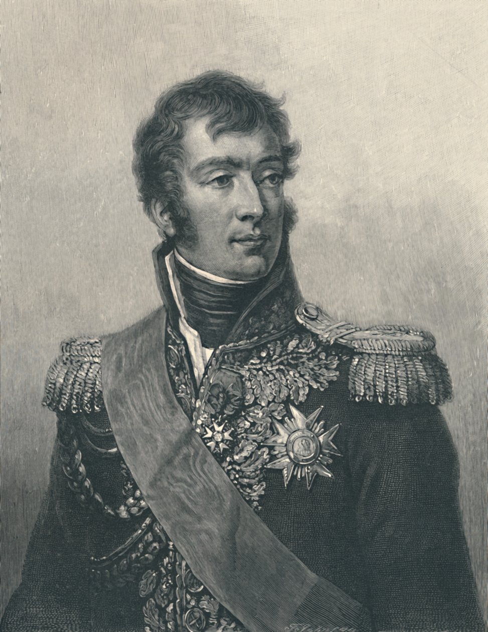 Marszałek August-Frédéric-Louis Viesse De Marmont, książę Ragusa, c1810, 1896. autorstwa T. Johnson