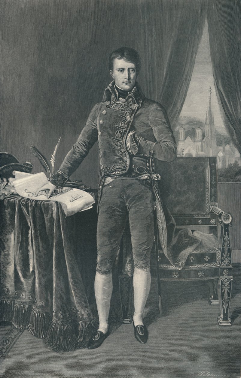 Napoleon Bonaparte, Pierwszy Konsul, 1803-1804, 1896 autorstwa T. Johnson