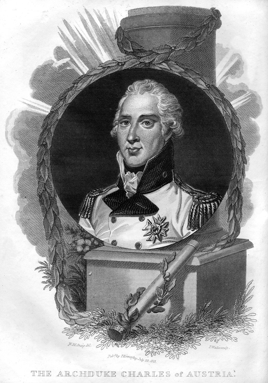 Arcyksiążę Karol Austrii 1771-1847, 1816. autorstwa T. Wallis