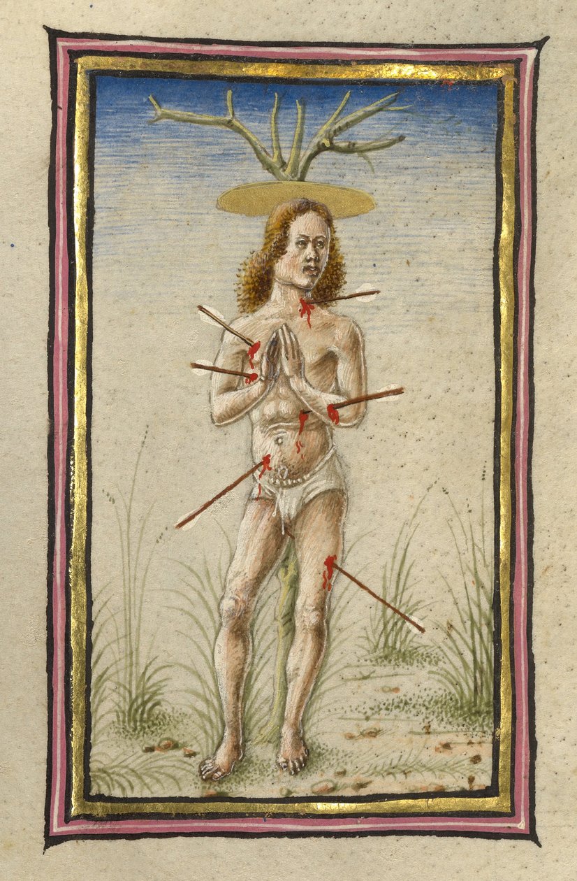 Męczeństwo św. Sebastiana autorstwa Taddeo Crivelli