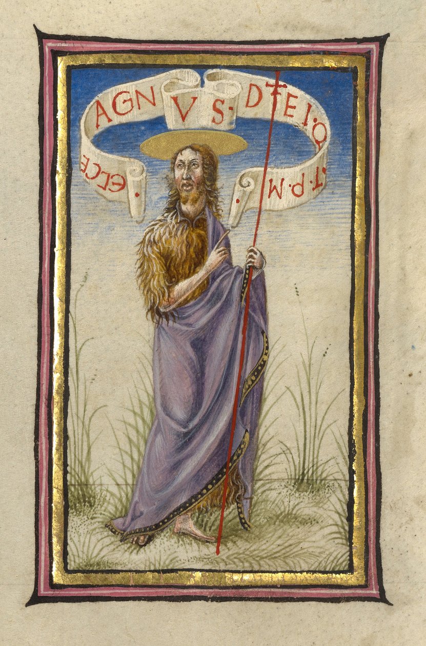Św. Jan Chrzciciel autorstwa Taddeo Crivelli