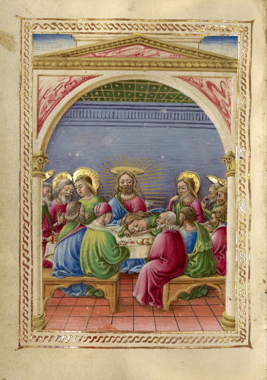 Ostatnia Wieczerza autorstwa Taddeo Crivelli