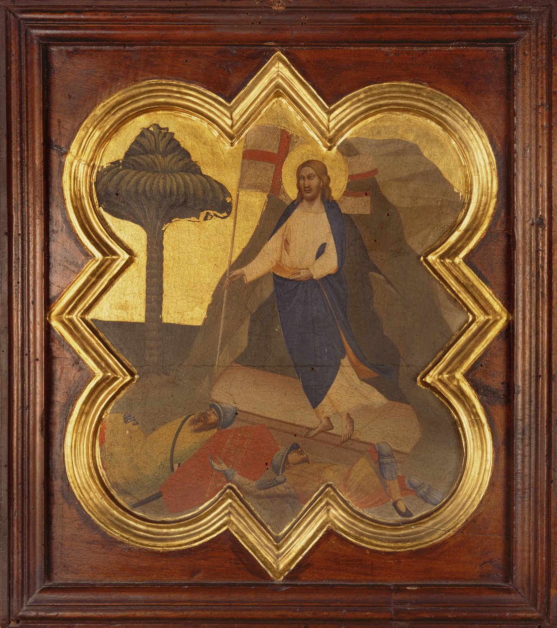 Zmartwychwstanie Chrystusa (tempera na panelu) autorstwa Taddeo Gaddi