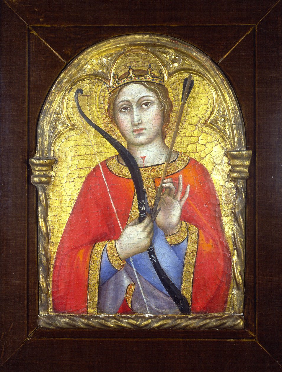 Święta Urszula (tempera na złotym panelu ziemi) autorstwa Taddeo di Bartolo