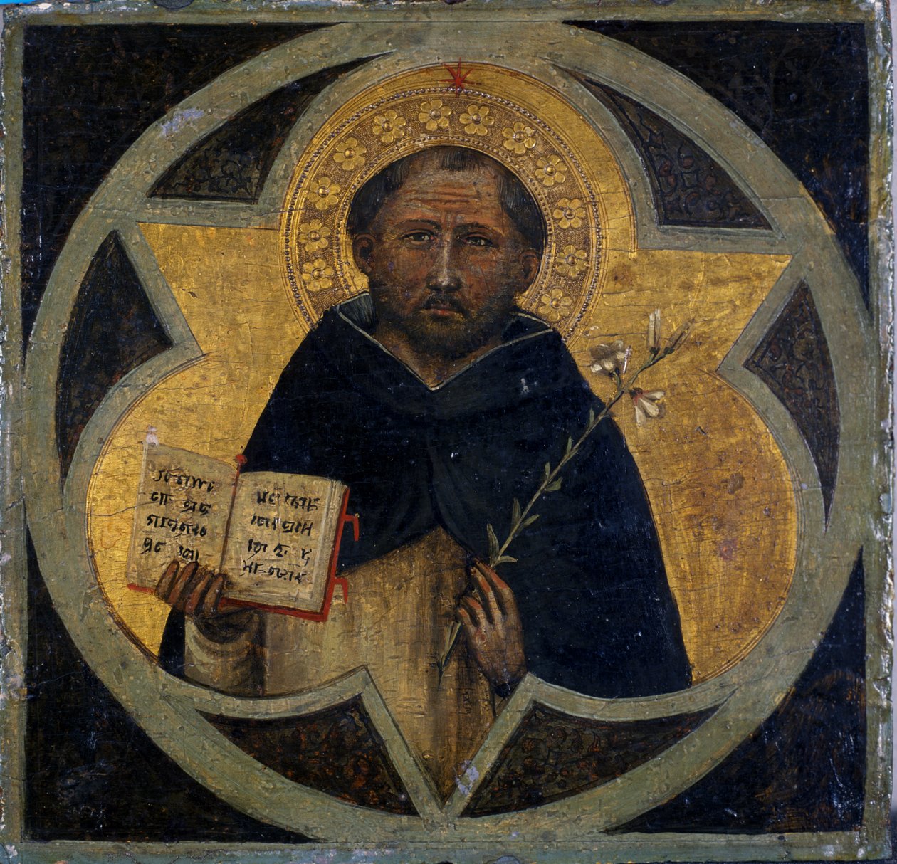 Św. Dominik, ok. 1400 (tempera na drewnie) autorstwa Taddeo di Bartolo