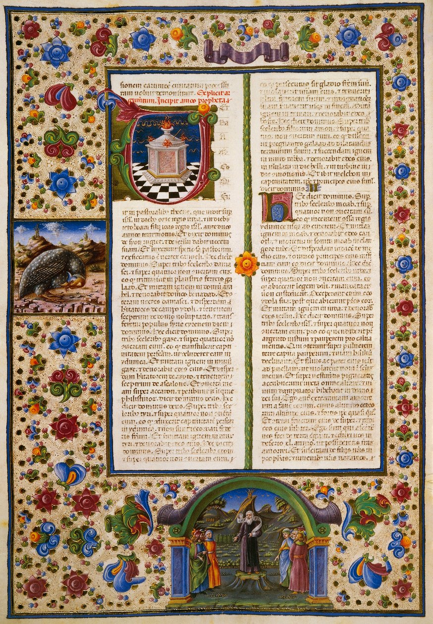 Incipit z I Księgi Machabejskiej, z tomu I Biblii Borso d