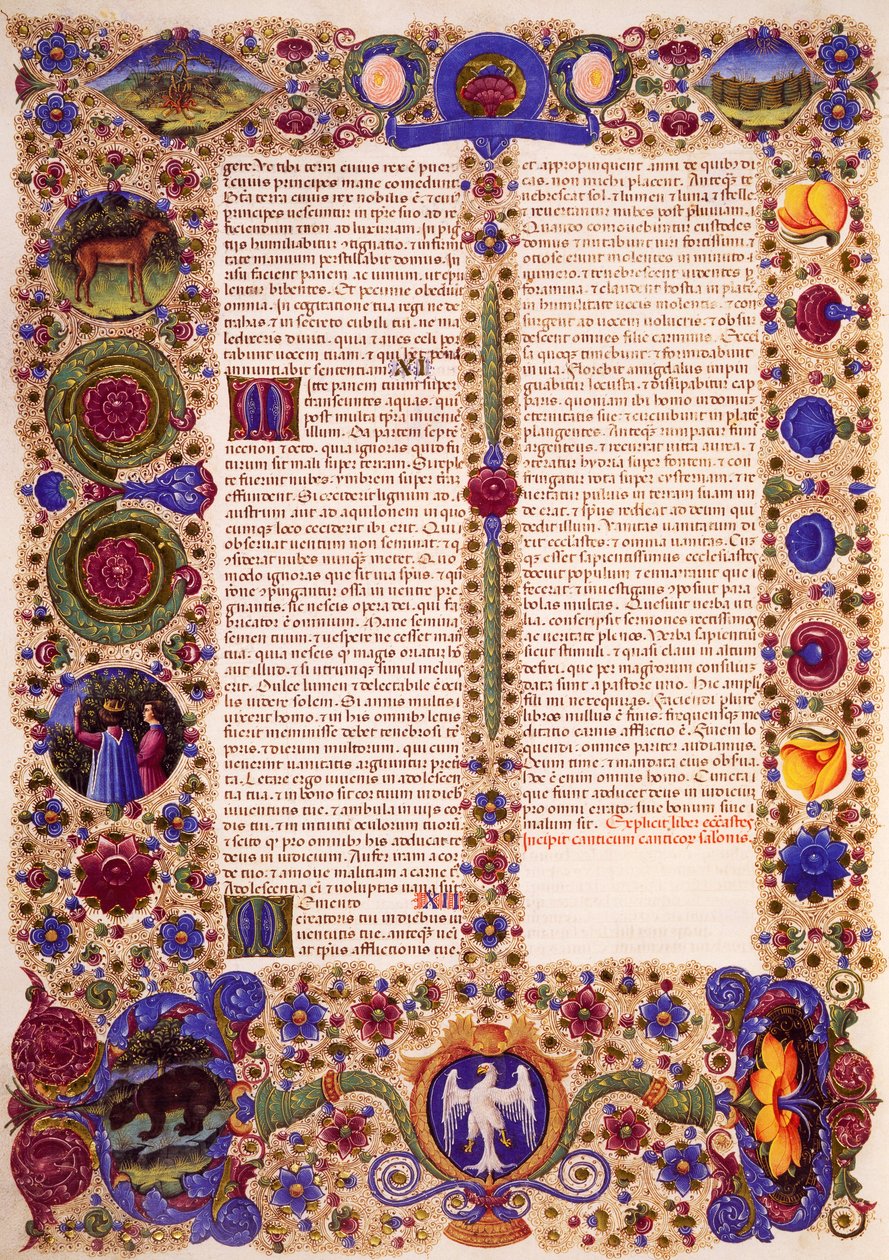 Pierwszy list Jana, z tomu II Biblii Borso d
