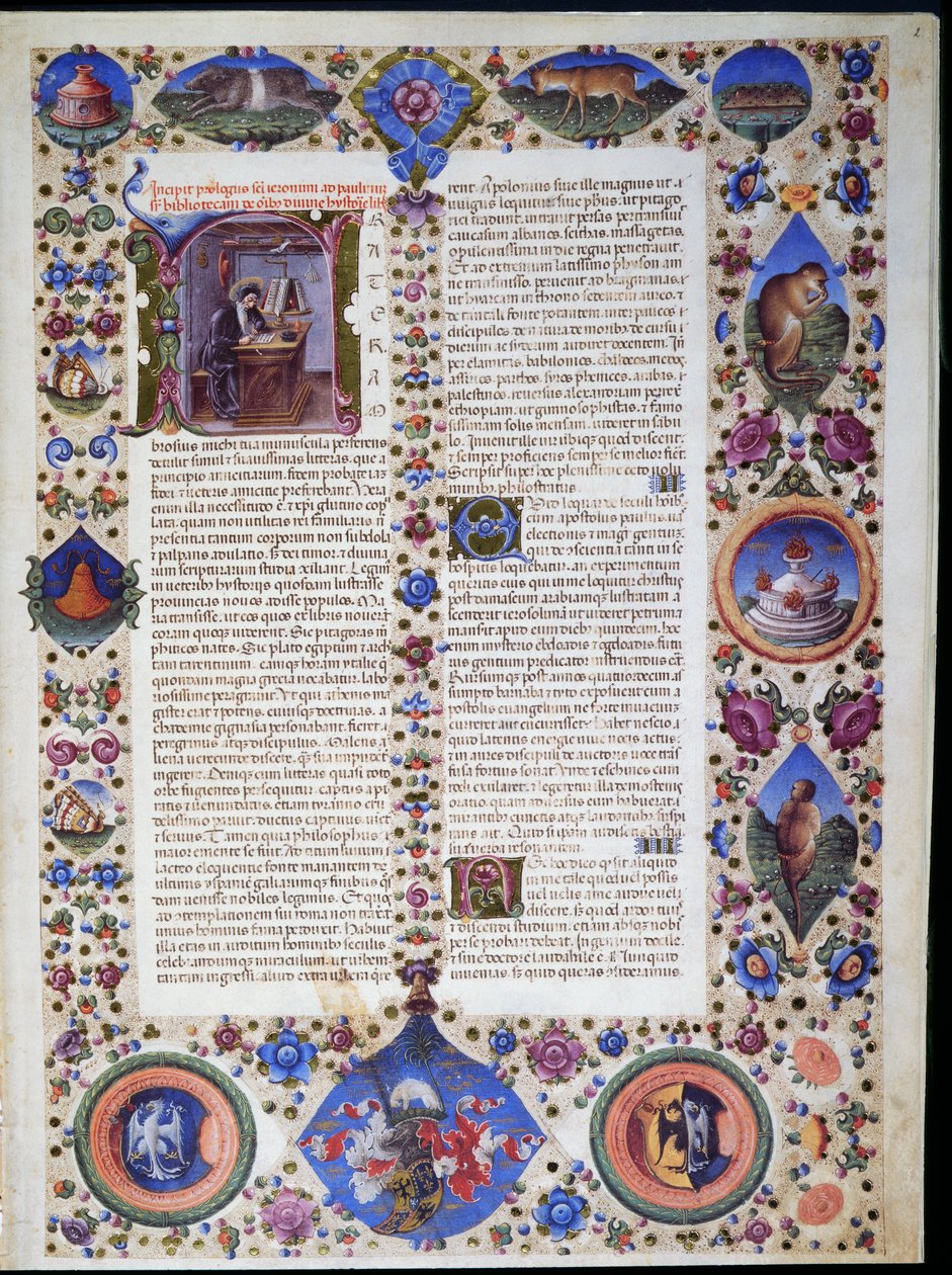 Prolog, z I tomu Biblii Borso d