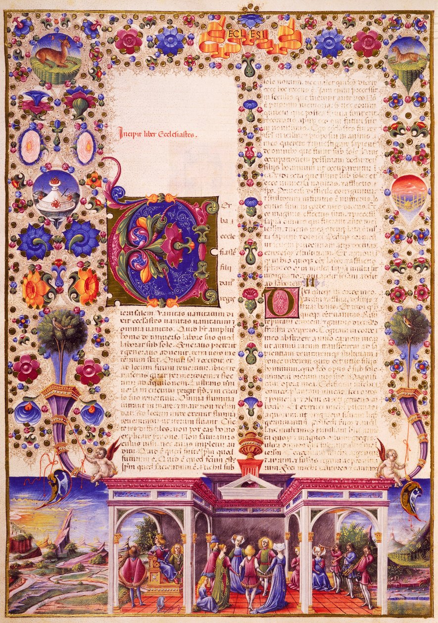 Księga Koheleta, z tomu I Biblii Borso d