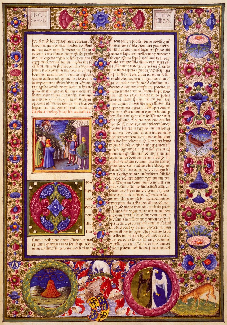 Księga Syracha, z tomu I Biblii Borso d