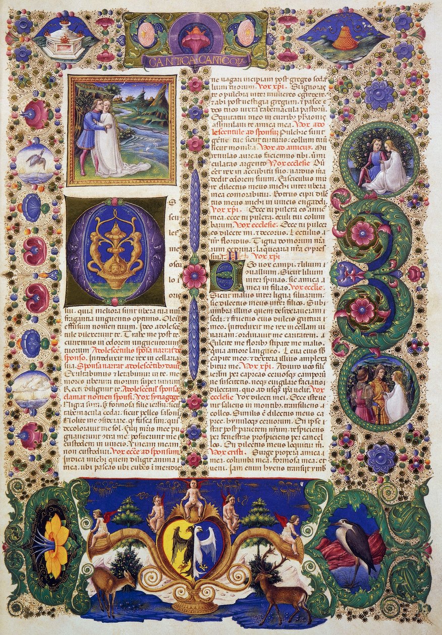 Pieśń nad Pieśniami, z tomu I Biblii Borso d