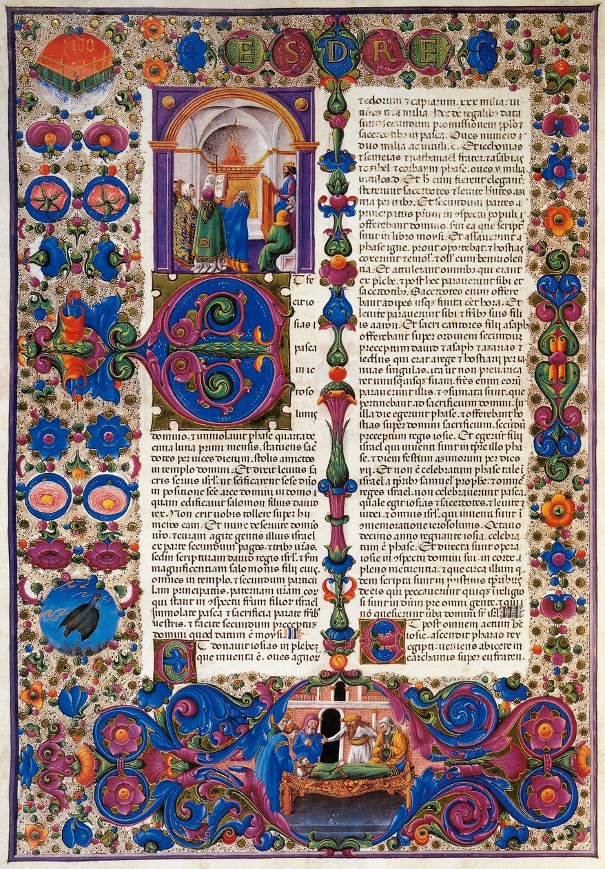 Księga Wyjścia, z I tomu Biblii Borso d