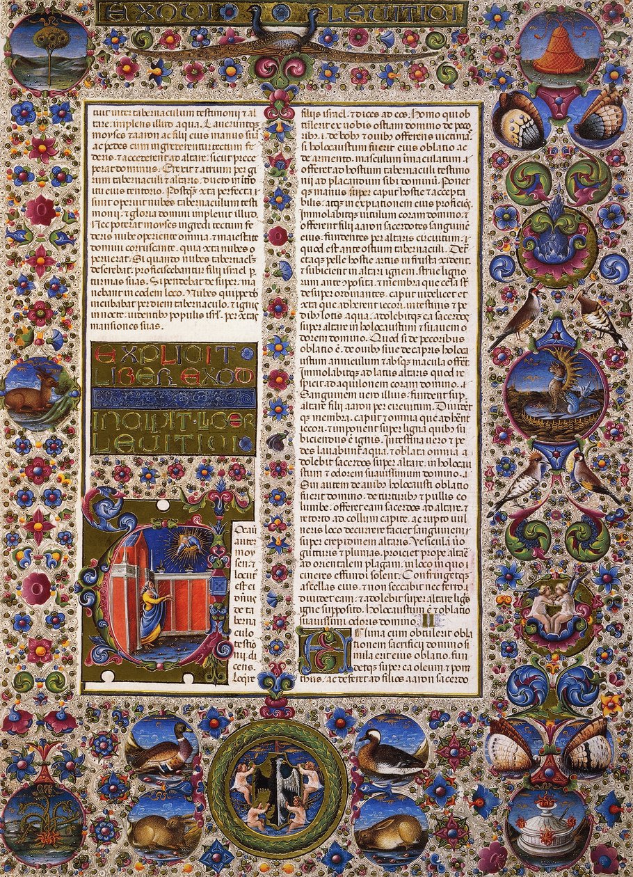 Księga Kapłańska, pierwszy tom Biblii Borso d