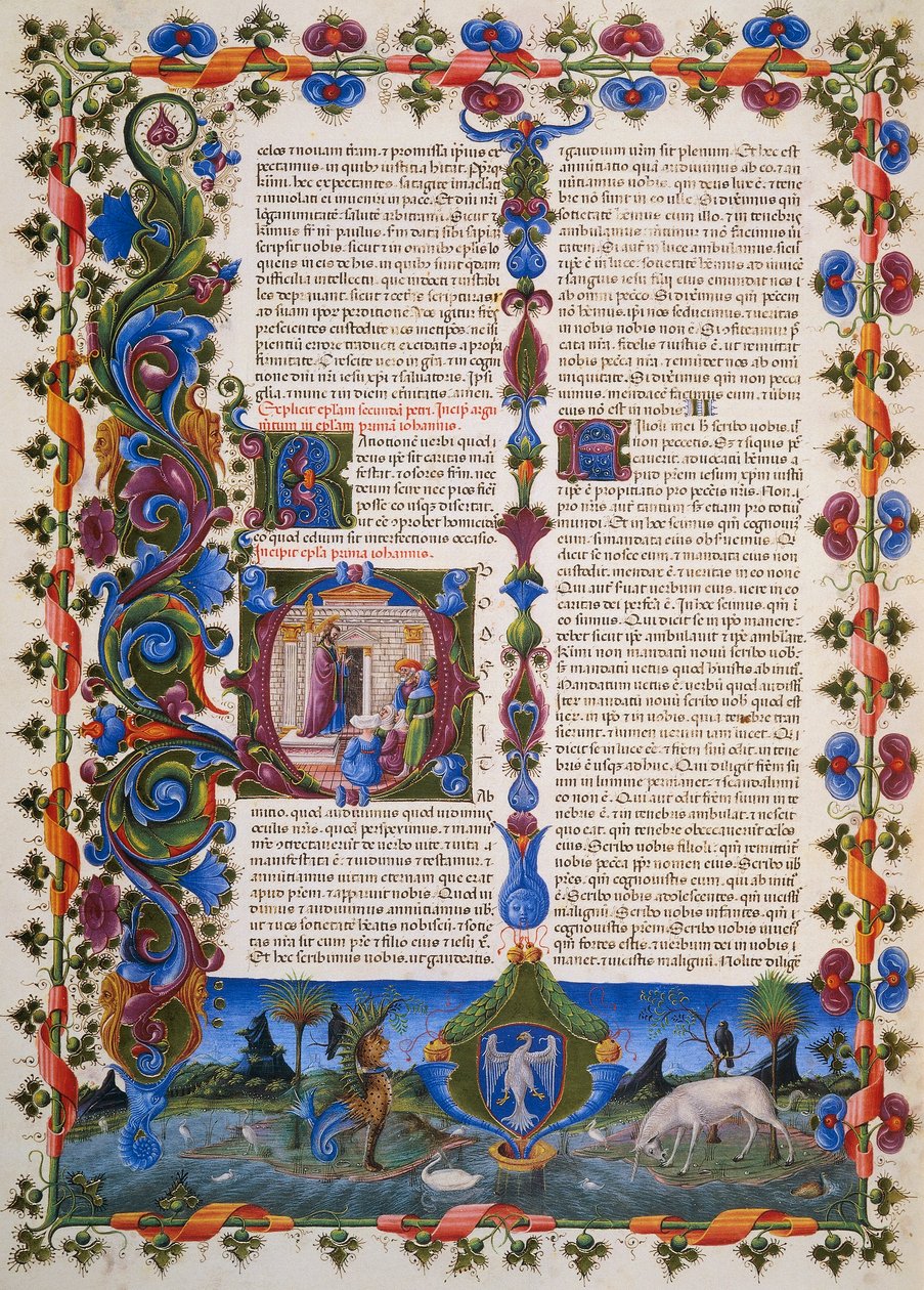 Koniec Księgi Salomona, z tomu I Biblii Borso d