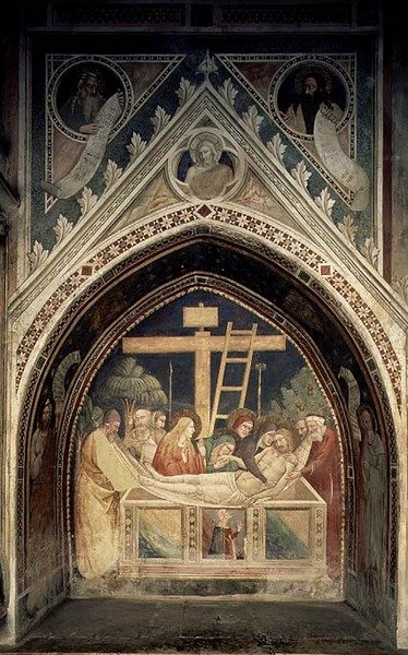 Złożenie Chrystusa z kaplicy Bardi autorstwa Taddeo Gaddi