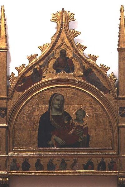 Madonna z Dzieciątkiem (tempera na panelu) autorstwa Taddeo Gaddi