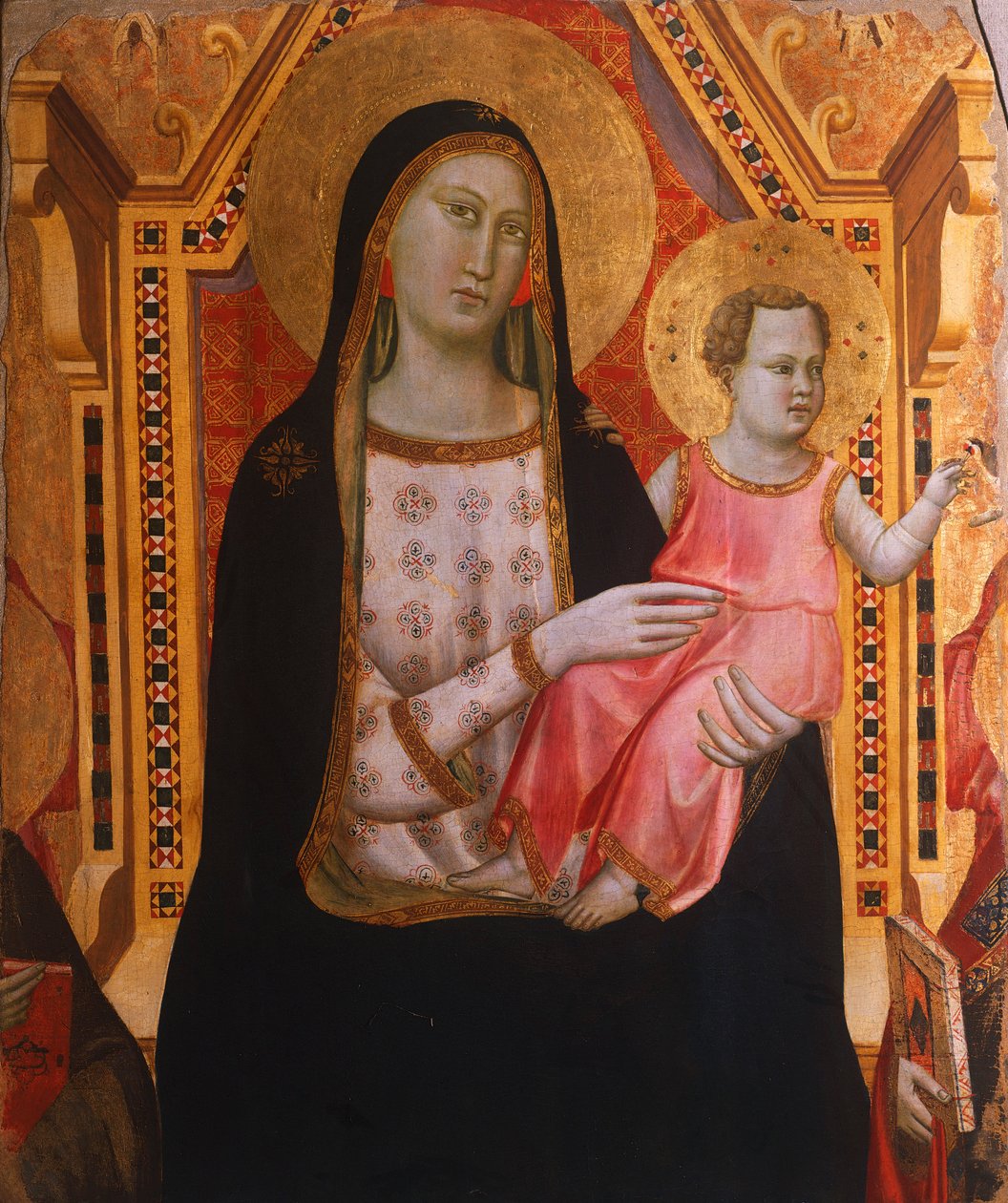 Madonna z Dzieciątkiem, autorstwa Taddeo Gaddi (czynny od 1322 do 1366) autorstwa Taddeo Gaddi