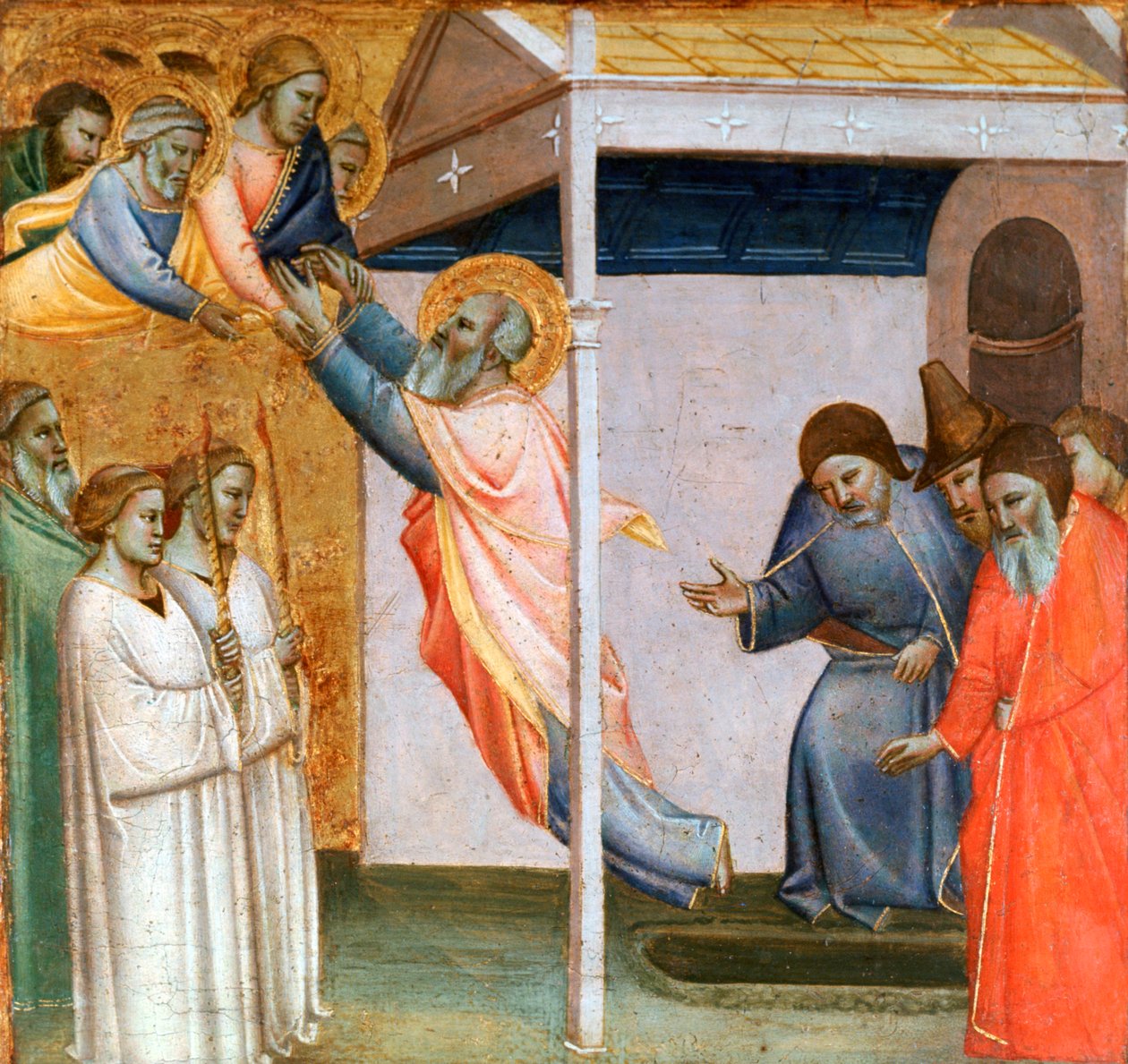 Scena z życia św. Jana, c1320-1366 autorstwa Taddeo Gaddi