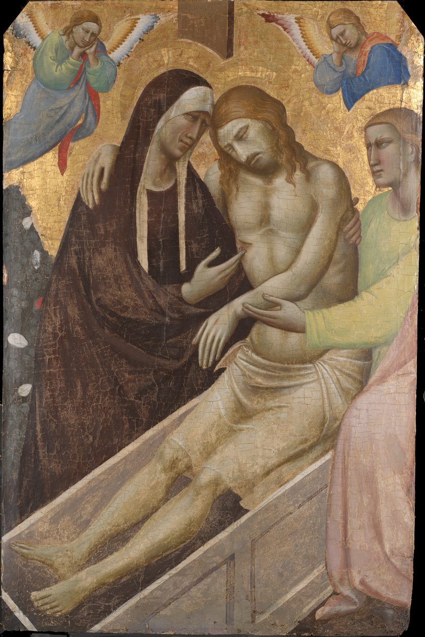Opłakiwanie zmarłego Chrystusa autorstwa Taddeo Gaddi