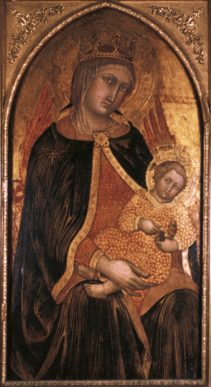 Madonna z Dzieciątkiem, koniec XIV i XV w. autorstwa Taddeo di Bartolo