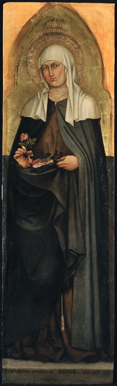 Święta Elżbieta Turyngii, 1403. autorstwa Taddeo di Bartolo