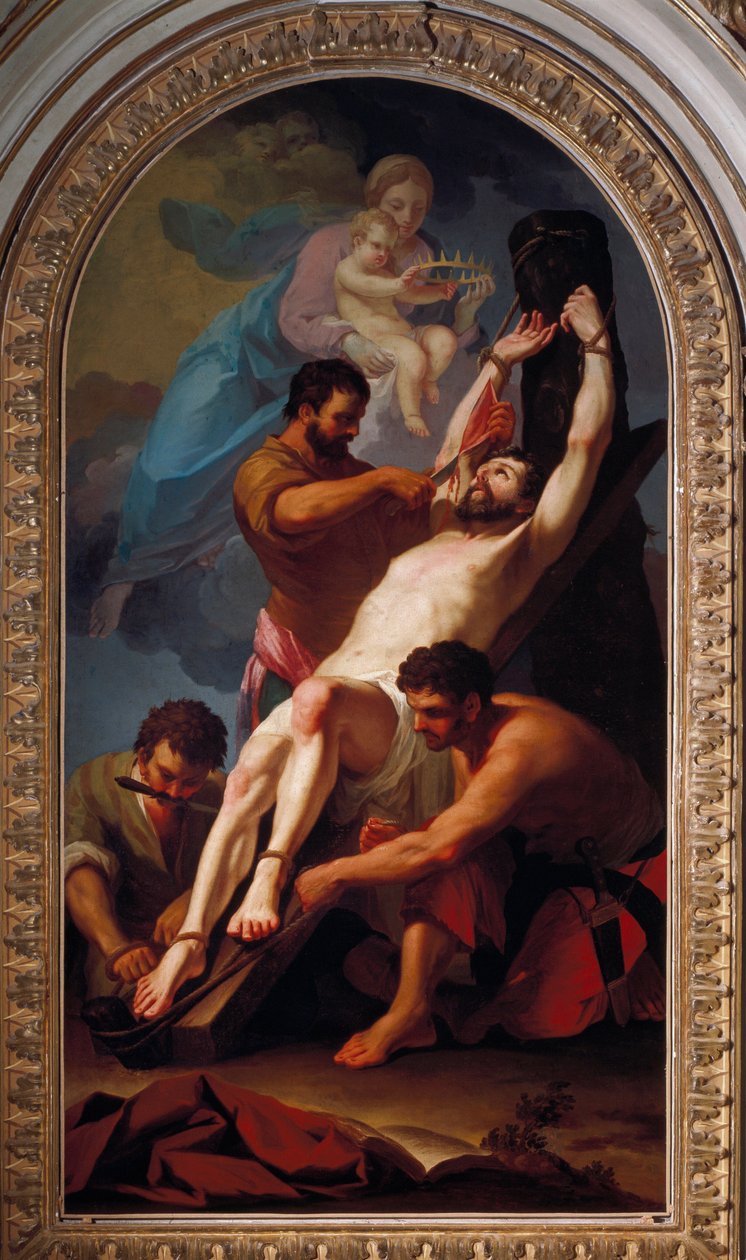 Męczennik św. Barthelemy Apostoła (malarstwo autorstwa Taddeusz (1727 1793) Kuntze