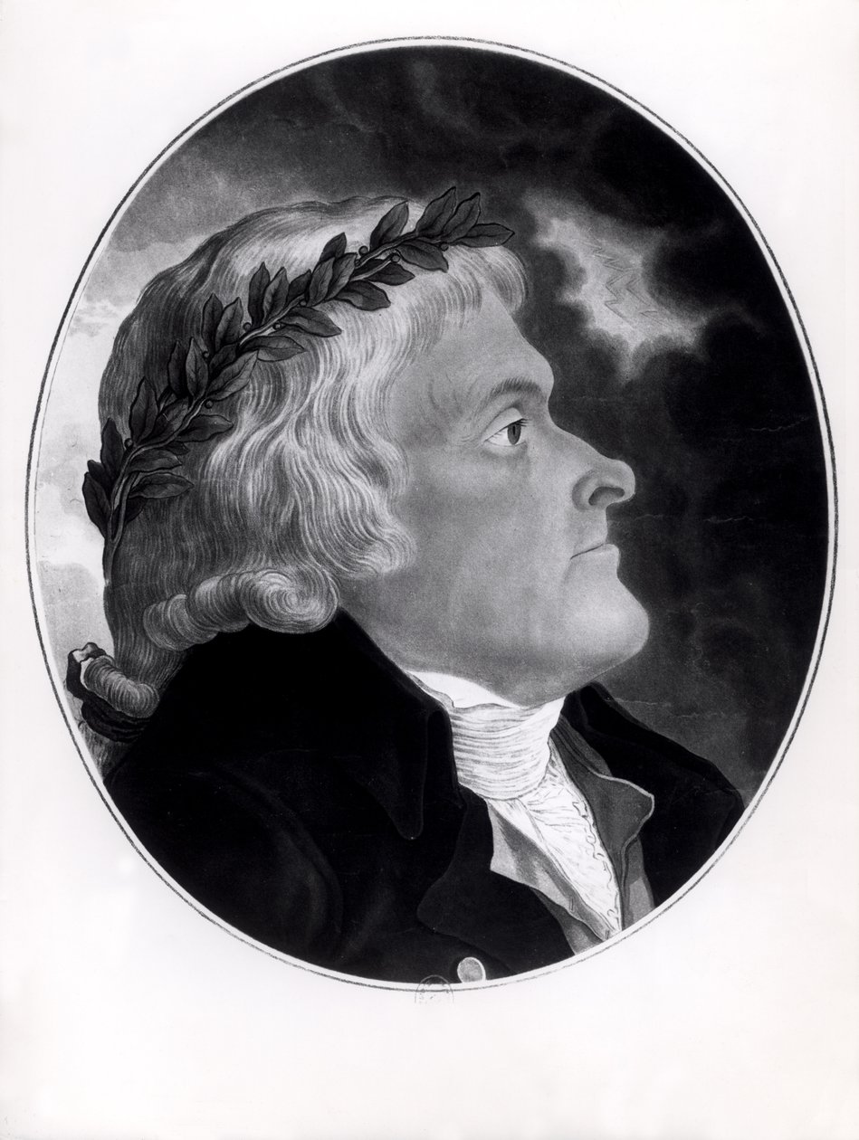Thomas Jefferson, wyryty przez Michela Sokolnickiego (1760-1816) autorstwa Tadeusz Kosciuszko