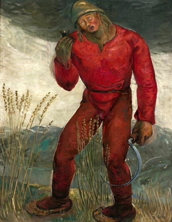 Guliwer i olbrzym. autorstwa Tadeusz Pruszkowski