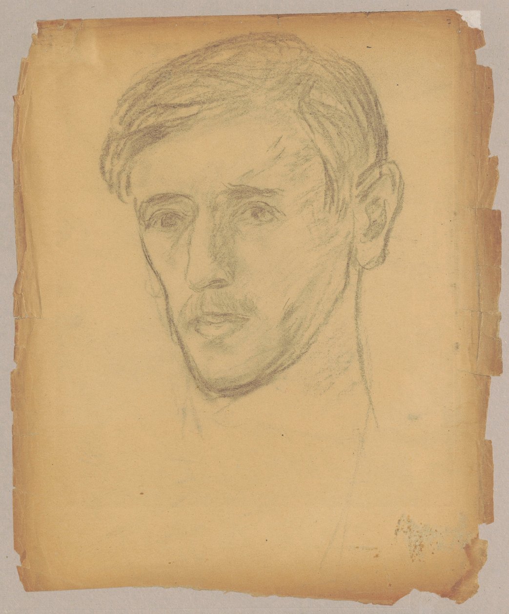 Autoportret - głowa 3/4 w lewo autorstwa Tadeusz Makowski