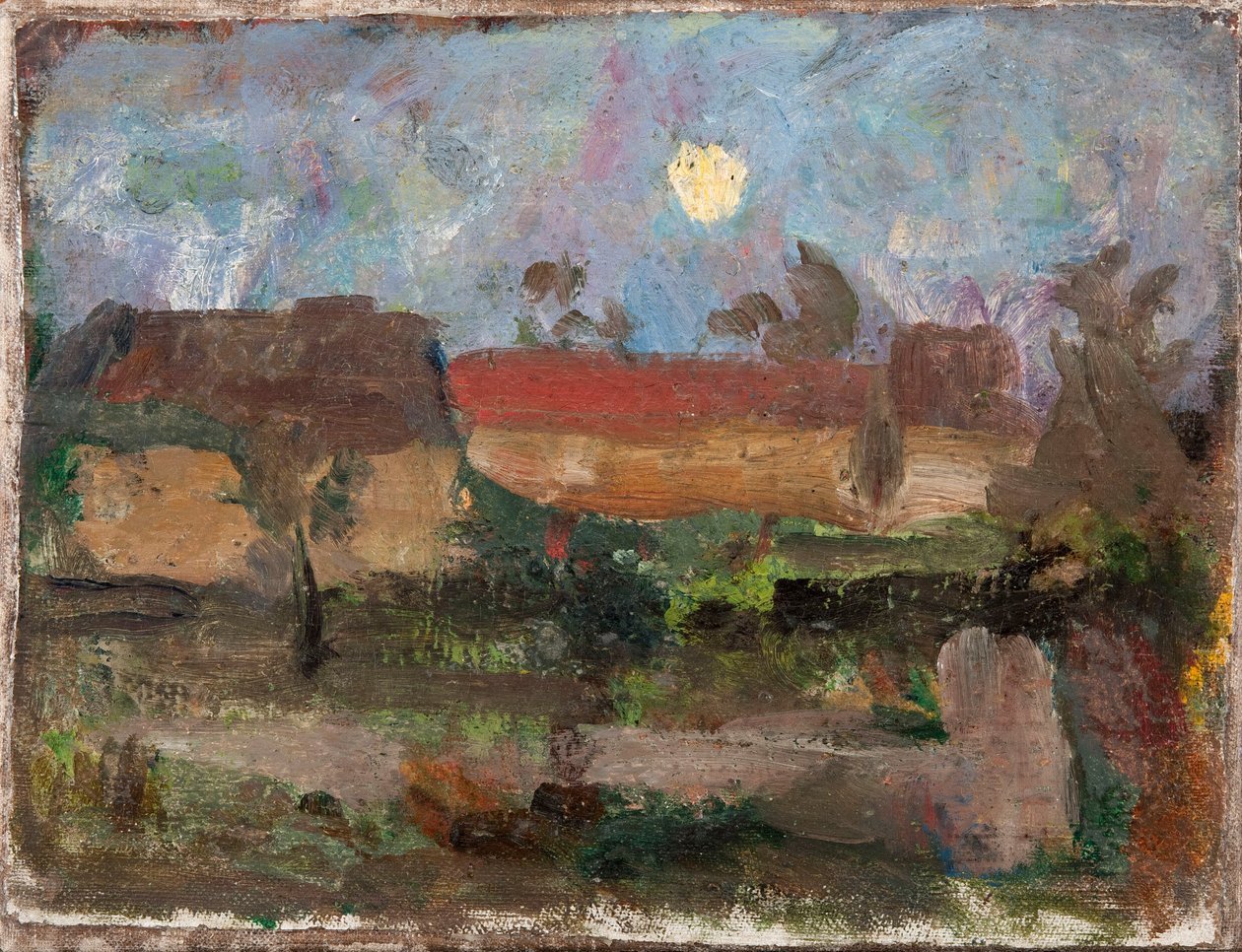 Księżyc nad wsią autorstwa Tadeusz Makowski