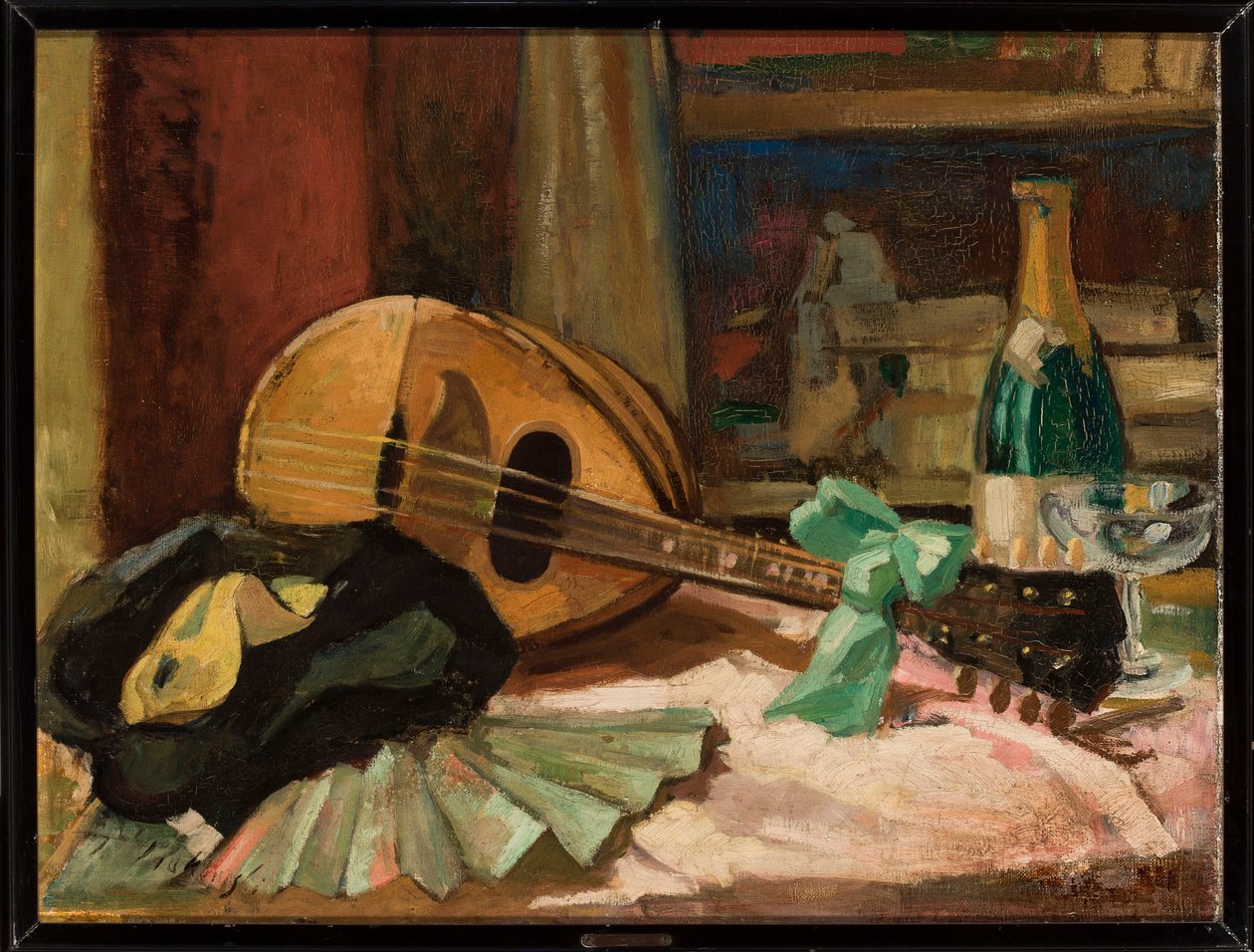 Martwa natura z mandoliną autorstwa Tadeusz Makowski