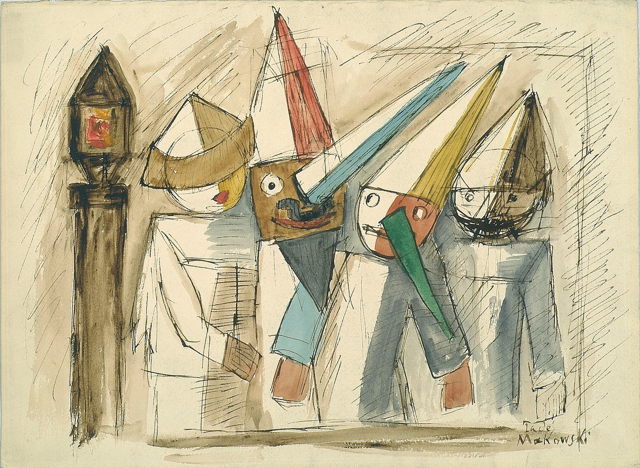 Maskarada autorstwa Tadeusz Makowski