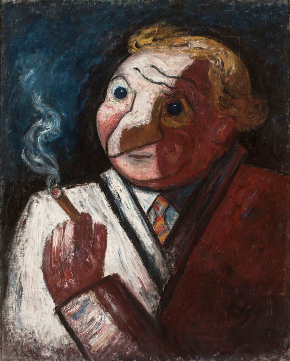 Mężczyzna z cygarem (Stéphane Manier) autorstwa Tadeusz Makowski