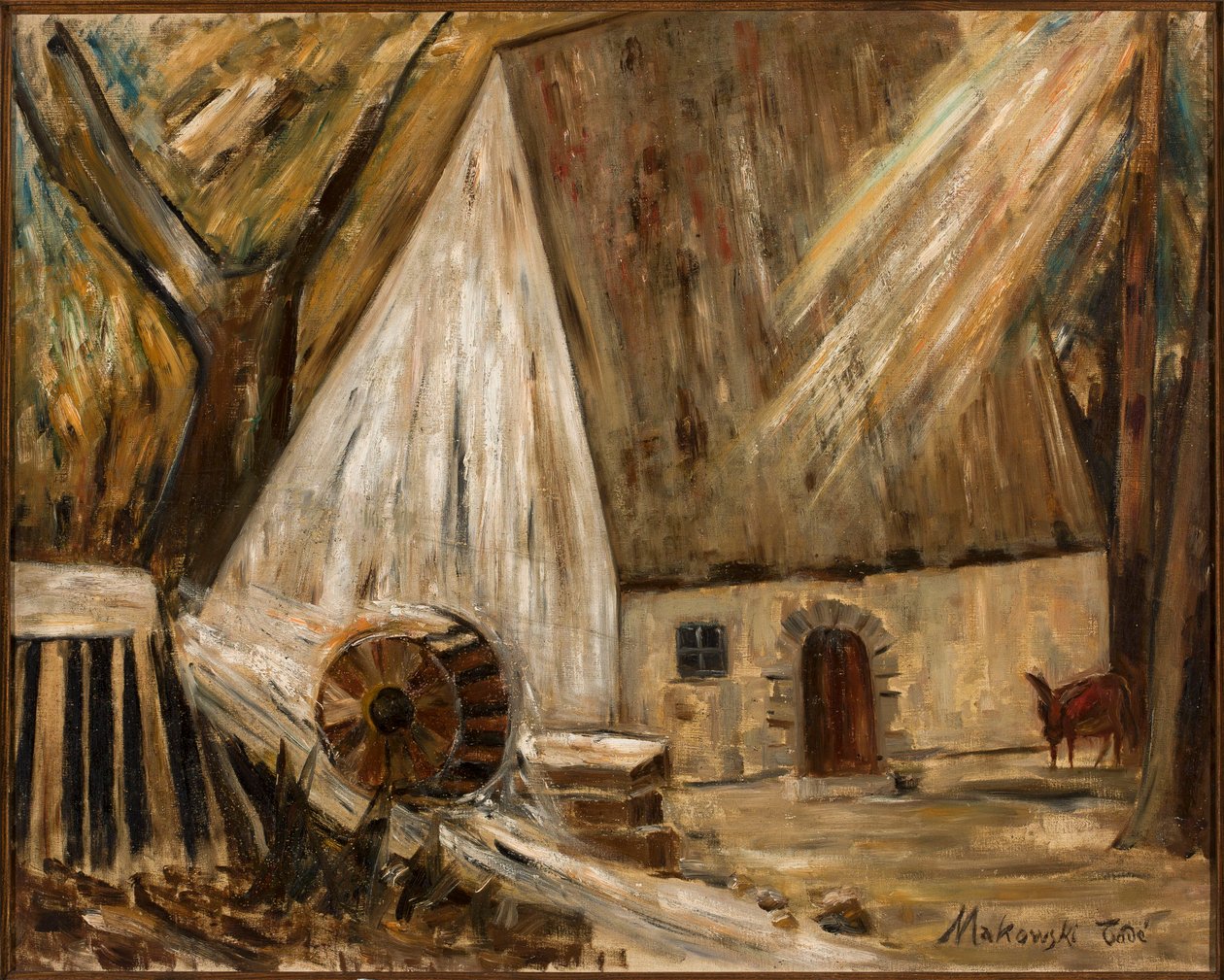 Młyn (w Banay) autorstwa Tadeusz Makowski